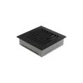 KRATKI KRATKA KOMINKOWA FRESH CZARNA 170X170 MM