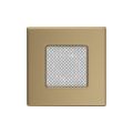 KRATKI KRATKA KOMINKOWA PROSTOKĄTNA ZŁOTO GALWANICZNE 110X110 MM