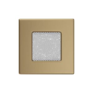 KRATKI KRATKA KOMINKOWA PROSTOKĄTNA ZŁOTO GALWANICZNE 110X110 MM