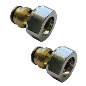 ALTERNA ZŁĄCZKA ZACISKOWA DO RURY Z MIEDZI CHROM GW M22 x 1,5 - 15x1