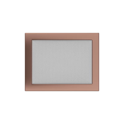 KRATKI KRATKA KOMINKOWA PROSTOKĄTNA MIEDŹ GALWANICZNA 220X300 MM