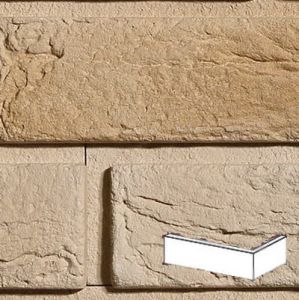 STEGU KAMIEŃ DEKORACYJNY PŁYTKA  KĄTOWA PARMA 2 BEIGE  7,4x9/20CM  OPK .0,9MB