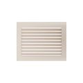 KRATKI KRATKA KOMINKOWA PROSTOKĄTNA KREMOWA Z ŻALUZJĄ 220X300 MM