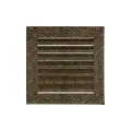 KRATKI KRATKA KOMINKOWA FRESH CZARNO-ZŁOTA 170X170 MM