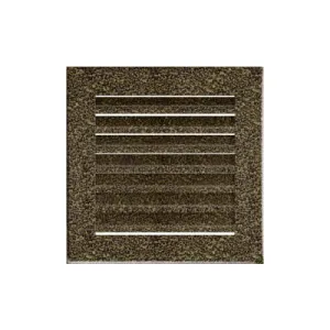 KRATKI KRATKA KOMINKOWA FRESH CZARNO-ZŁOTA 170X170 MM