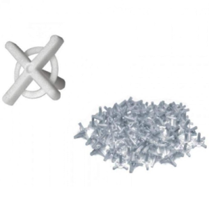 KRZYŻYKI DYSTANSOWE Z UCHWYTEM DO GLAZURY 1,5MM 