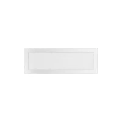 KRATKI KRATKA KOMINKOWA PROSTOKĄTNA BIAŁA 170X490 MM