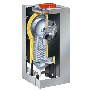 VIESSMANN STOJĄCY, GAZOWY KOCIOŁ KONDENSACYJNY VITOCROSSAL 300 Z IZOLACJĄ CIEPLNĄ 13 KW CU3A416