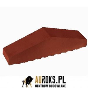 KSZTAŁTKA OGRODZENIOWA KLINKIEROWA KOLOR NUTA CYNAMONU KO 310/250x65x78 MM OSTRA PEŁNA KLINKIER PRZYSUCHA