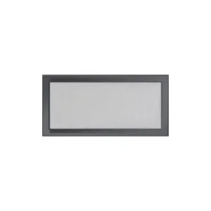KRATKI KRATKA KOMINKOWA PROSTOKĄTNA GRAFITOWA 220X450 MM