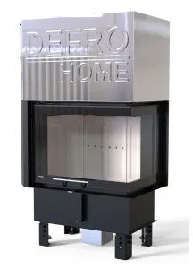DEFRO HOME WKŁAD KOMINKOWY STALOWY INTRA S BOCZNY PRAWY ( BP ) GILOTYNA 10kW