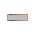 KRATKI KRATKA KOMINKOWA PROSTOKĄTNA MIEDŹ GALWANICZNA 170X490 MM