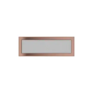KRATKI KRATKA KOMINKOWA PROSTOKĄTNA MIEDŹ GALWANICZNA 170X490 MM
