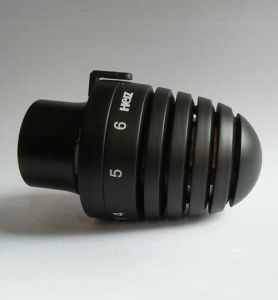 HERZ GŁOWICA TERMOSTATYCZNA HERZ DE LUXE M28X1,5 CZARNA MATOWA - 1 9230 49