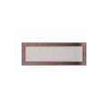 KRATKI KRATKA KOMINKOWA PROSTOKĄTNA CZARNO-ZŁOTA 220X220 MM