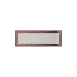 KRATKI KRATKA KOMINKOWA PROSTOKĄTNA MIEDZIANA 170X490 MM