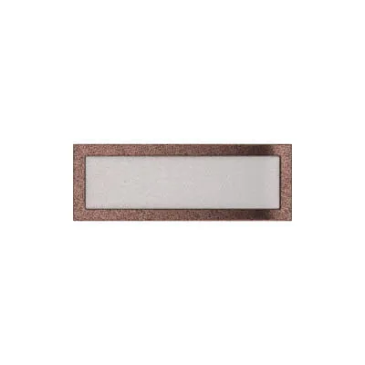 KRATKI KRATKA KOMINKOWA PROSTOKĄTNA CZARNO-ZŁOTA 220X220 MM