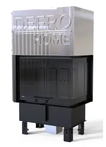 DEFRO HOME WKŁAD KOMINKOWY STALOWY INTRA S BOCZNY PRAWY ( BP ) GILOTYNA CERAMITON 10kW