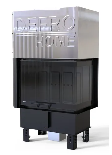 DEFRO HOME WKŁAD KOMINKOWY STALOWY PRIMA SM BOCZNY PRAWY ( BP ) GILOTYNA CERAMITON 10kW