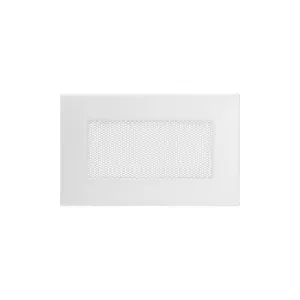 KRATKI KRATKA KOMINKOWA PROSTOKĄTNA BIAŁA 110X170 MM