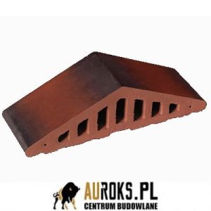 KSZTAŁTKA OGRODZENIOWA KLINKIEROWA KOLOR DZIKIE WINO KO 310/250x100x78 MM OSTRA KLINKIER PRZYSUCHA