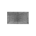 KRATKI KRATKA KOMINKOWA FRESH CZARNO-SREBRNA 170X300 MM