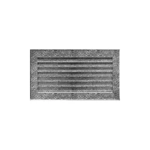 KRATKI KRATKA KOMINKOWA FRESH CZARNO-SREBRNA 170X300 MM