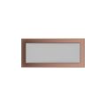 KRATKI KRATKA KOMINKOWA PROSTOKĄTNA MIEDŹ GALWANICZNA 170X370 MM