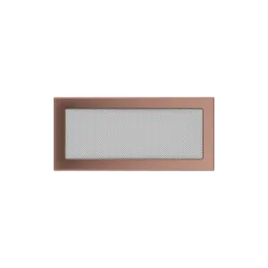 KRATKI KRATKA KOMINKOWA PROSTOKĄTNA MIEDŹ GALWANICZNA 170X370 MM