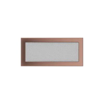 KRATKI KRATKA KOMINKOWA PROSTOKĄTNA MIEDŹ GALWANICZNA 170X370 MM