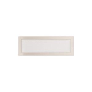KRATKI KRATKA KOMINKOWA PROSTOKĄTNA KREMOWA 170X490 MM