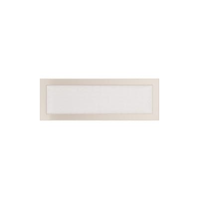 KRATKI KRATKA KOMINKOWA PROSTOKĄTNA KREMOWA 170X490 MM