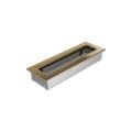 KRATKI KRATKA KOMINKOWA PROSTOKĄTNA POZŁACANA 110X320 MM
