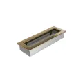 KRATKI KRATKA KOMINKOWA PROSTOKĄTNA POZŁACANA 110X320 MM