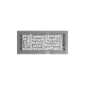 KRATKI KRATKA KOMINKOWA ABC SZLIFOWANA 170X370 MM