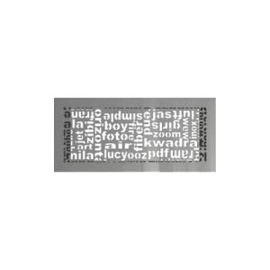 KRATKI KRATKA KOMINKOWA ABC SZLIFOWANA 170X370 MM