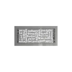 KRATKI KRATKA KOMINKOWA ABC SZLIFOWANA 170X370 MM