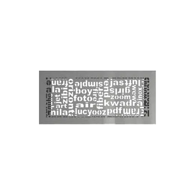 KRATKI KRATKA KOMINKOWA ABC SZLIFOWANA 170X370 MM