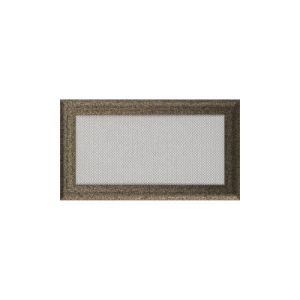 KRATKI KRATKA KOMINKOWA OSKAR CZARNO-ZŁOTA 170X300 MM