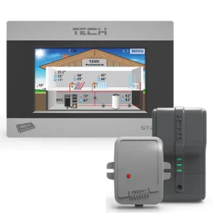 TECH STEROWNIK POKOJOWY ST-280 + ST-260 RS BEZPRZEWODOWY