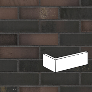 KING KLINKER OLD CATHEDRAL PŁYTKA KĄTOWA NF 115/240x71x10 MM 