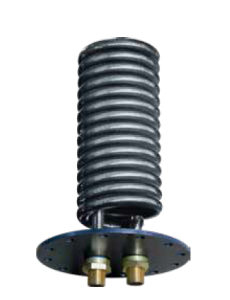 GALMET WĘŻOWNICA MIEDZIANA CYNOWANA 1,8 m2 Z EMALIOWANĄ POKRYWĄ FI = 280 mm ORAZ USZCZELKĄ 40-501118