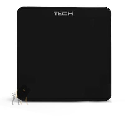 TECH CZUJNIK POKOJOWY BEZPRZEWODOWY C-8 R CZARNY