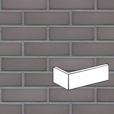KING KLINKER GREY EMINENCE PŁYTKA KĄTOWA 240/115x71x14 MM