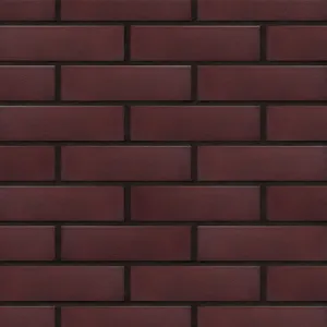 KING KLINKER KARMAZYNOWA WYSPA PŁYTKA 65x250x10 MM 