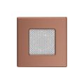 KRATKI KRATKA KOMINKOWA PROSTOKĄTNA MIEDŹ GALWANICZNA 110X110 MM