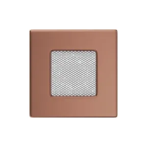 KRATKI KRATKA KOMINKOWA PROSTOKĄTNA MIEDŹ GALWANICZNA 110X110 MM