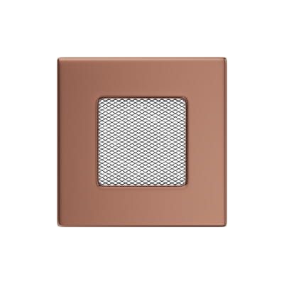 KRATKI KRATKA KOMINKOWA PROSTOKĄTNA MIEDŹ GALWANICZNA 110X110 MM
