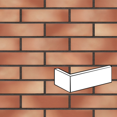 KING KLINKER SŁONECZNY BRZEG PŁYTKA KĄTOWA 250/120x65x10 MM