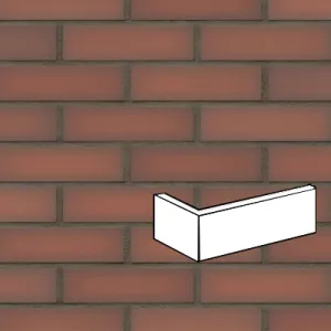 KING KLINKER TYBETAŃSKI PŁOMIEŃ PŁYTKA KĄTOWA 120/250x65x10 MM